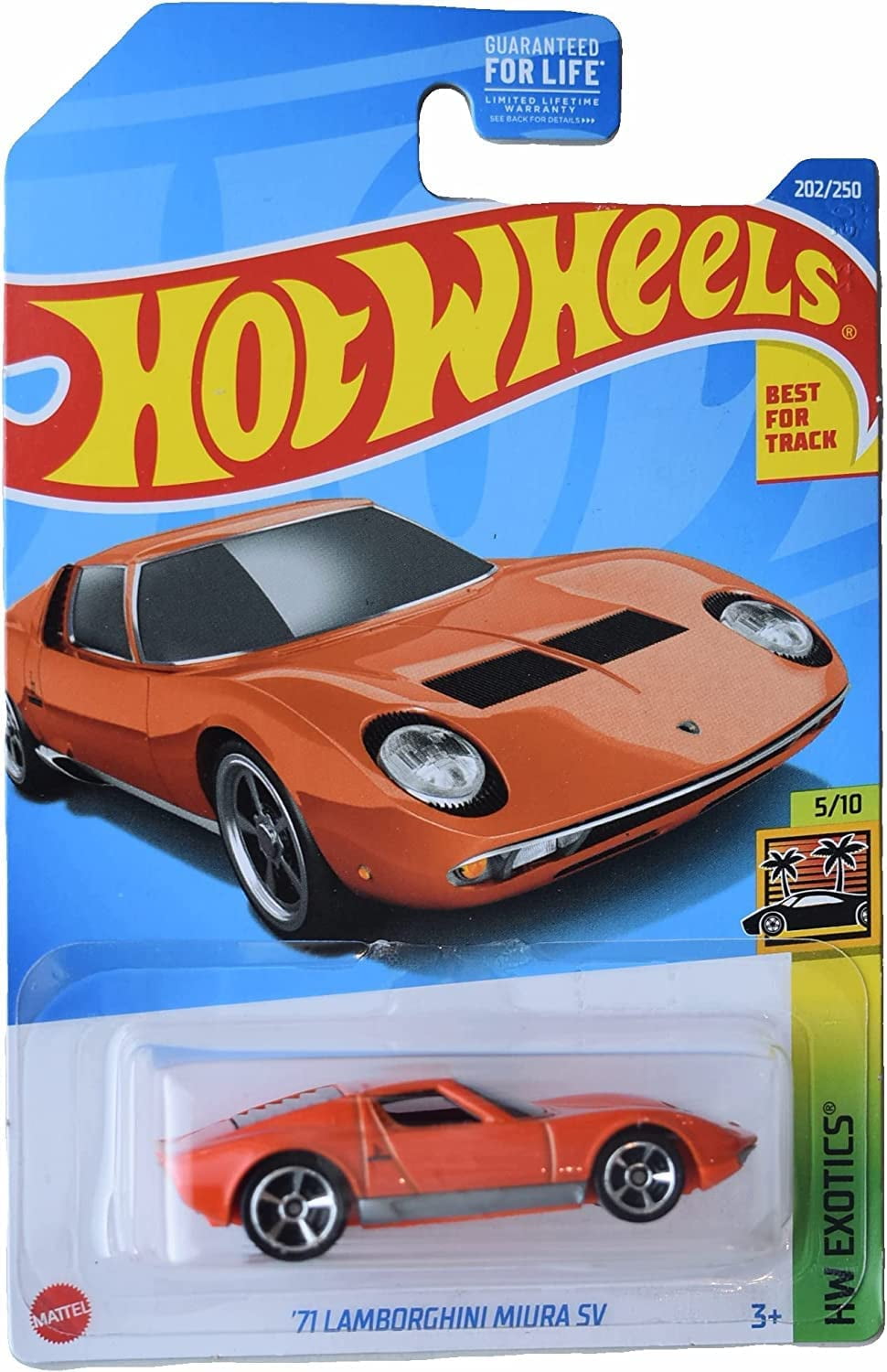 Hot Wheels '71 Lamborghini Miura SV