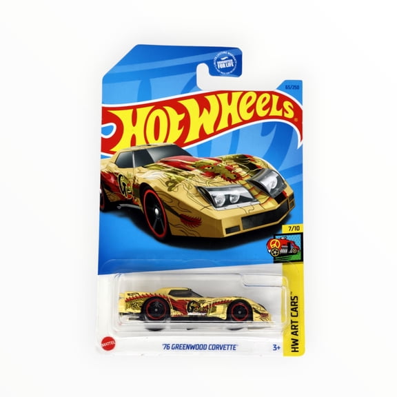 Hot Wheels '76 Greenwood Corvette 65/250 - 2023 Mainline