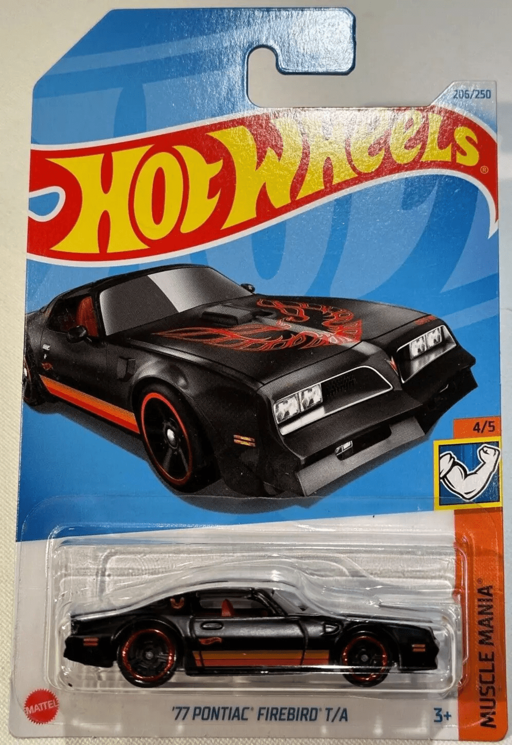 Hot Wheels '77 Pontiac Firebird T/A 206/250 Muscle Mania 4/5