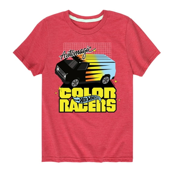 Hot Wheels - 80S Color Racers - Kids Toddler And Youth Short Sleeve Tee
