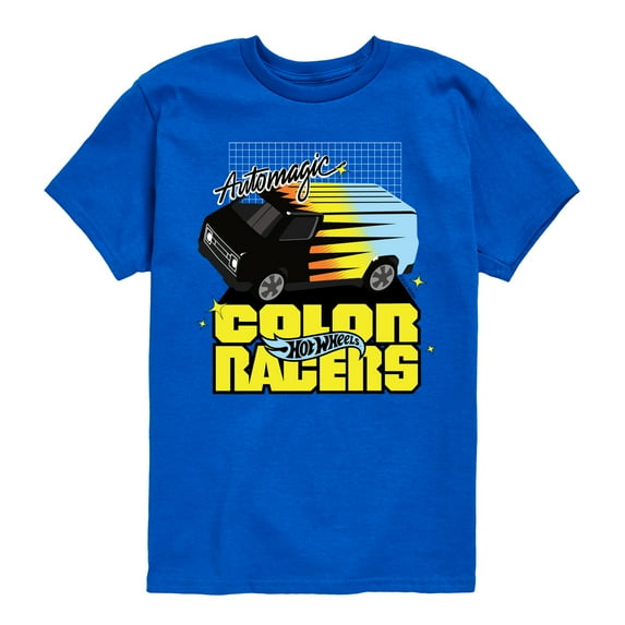 Hot Wheels - 80S Color Racers - Kids Toddler And Youth Short Sleeve Tee