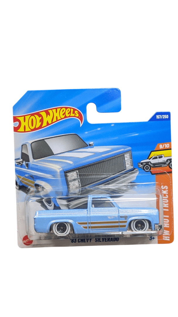 Hot Wheels '83 Chevy Silverado Short Card - Walmart.com