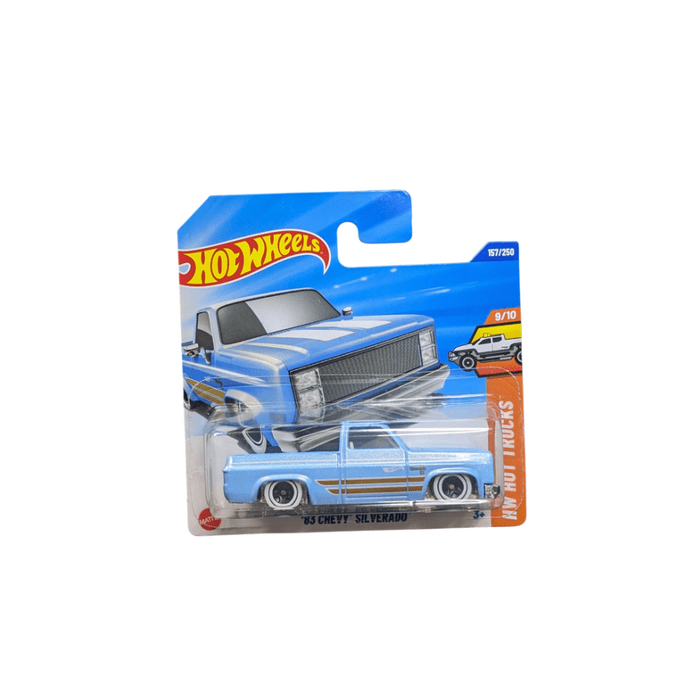 Hot Wheels '83 Chevy Silverado Short Card - Walmart.com