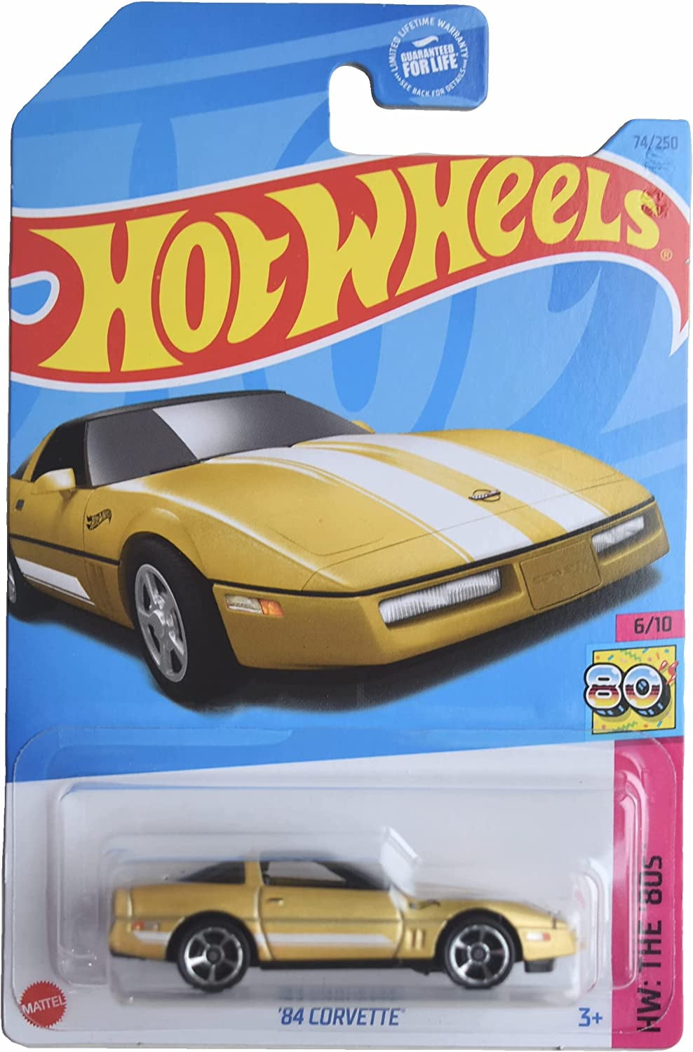 Hot Wheels 84 Corvette HW The 80s 6 10 Walmart