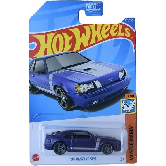 Hot Wheels '84 Mustang SVO (Purple) 2022 Muscle Mania