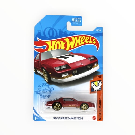Hot Wheels '85 Chevrolet Camaro IROC-Z 191/250 - Red - 2021 Mainline