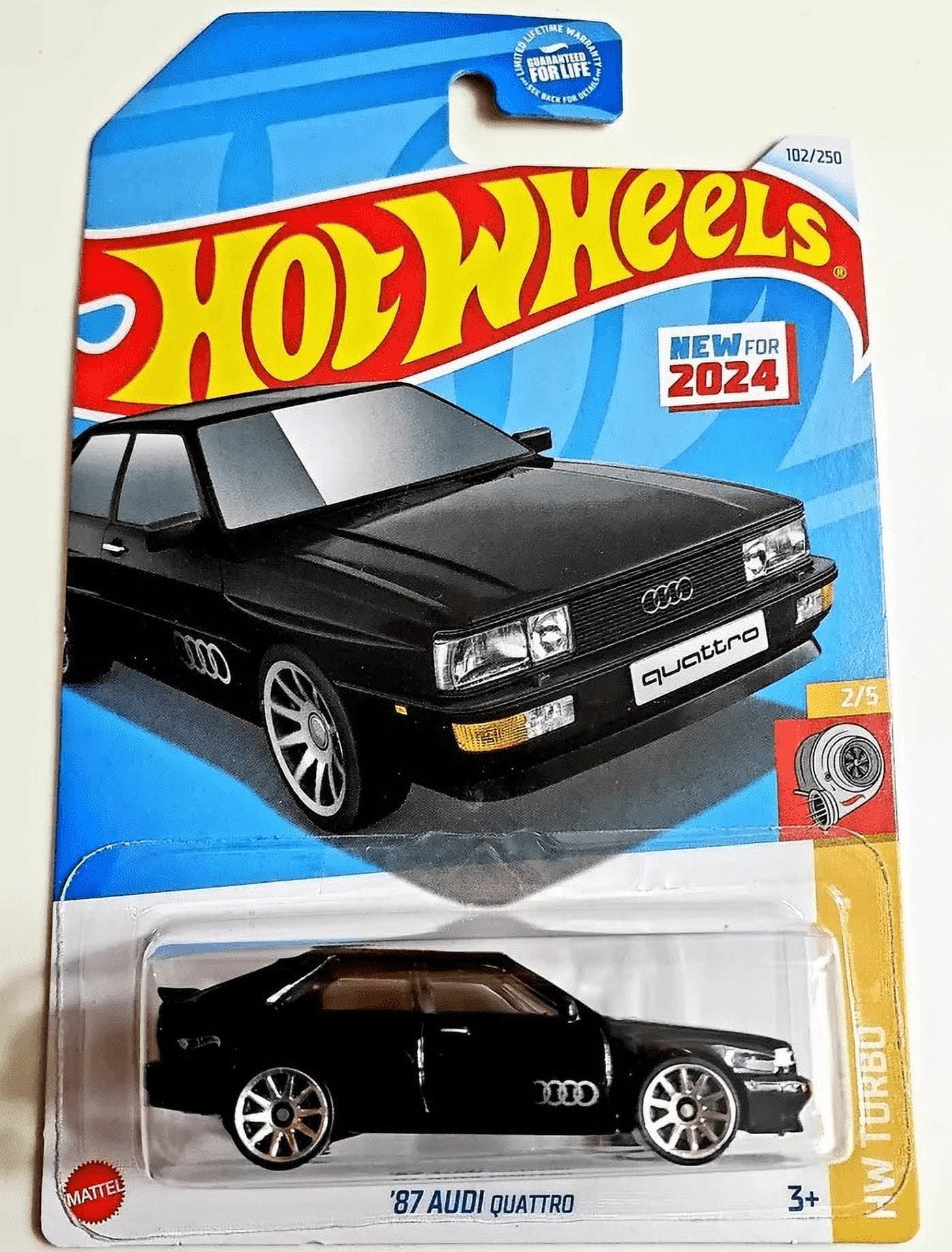 Hot Wheels '87 Audi Quattro Black 102/250 HW Turbo 2/5