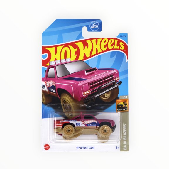 Hot Wheels '87 Dodge D100 181/250 - 2023 Mainline