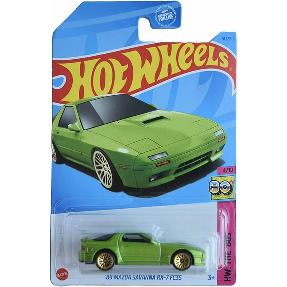 Hot Wheels '89 Mazda Savanna RX-7 FC3S (Green) 2023 HW: The '80s