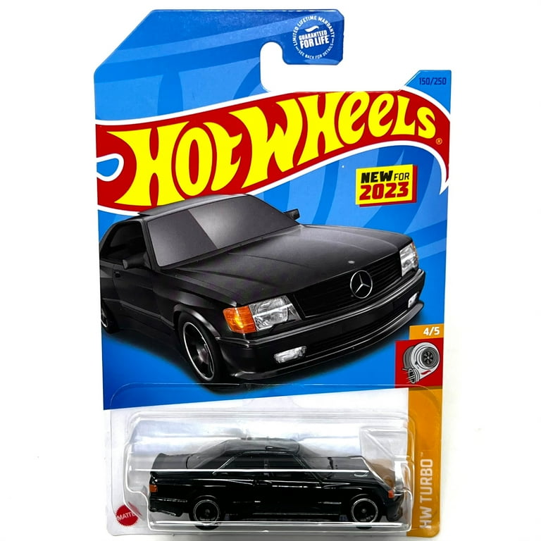 Hot Wheels 89 Mercedes-Benz 560 SEC AMG, Black, 1:64 Scale