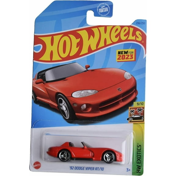 Hot Wheels '92 Dodge Viper RT/10 236/250 HW Exotics 9/10