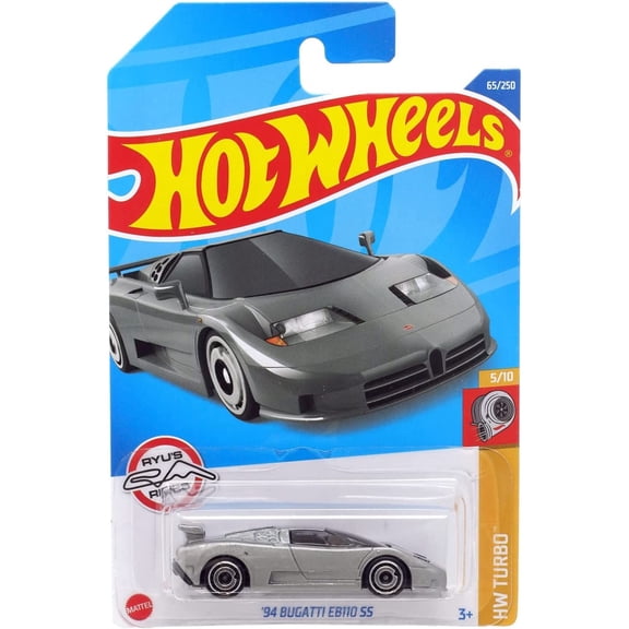 Hot Wheels '94 Bugatti EB110 SS (Silver) 2022 HW Turbo