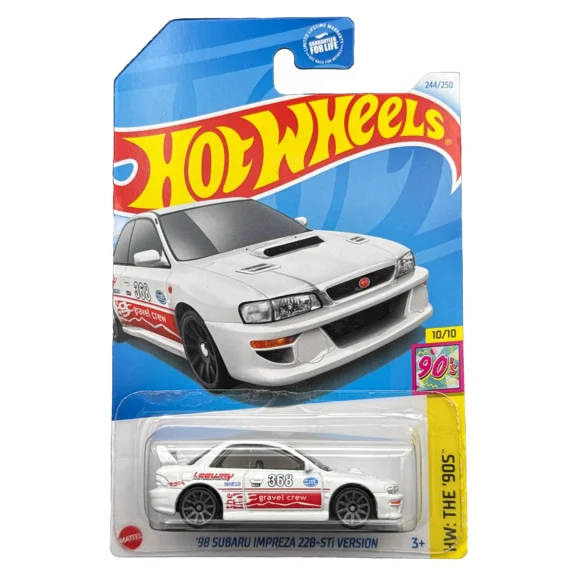 Hot Wheels 98 Subaru Impreza 22B-STi Version HW: The 90s White New