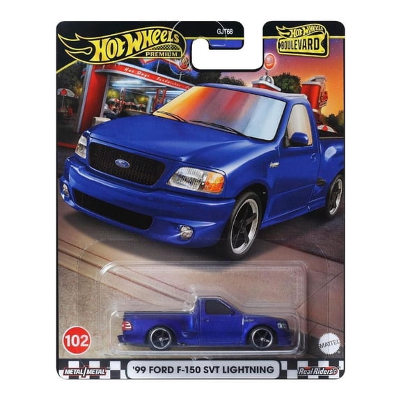 Hot Wheels 99 Ford F150 SVT Lightning Boulevard Premium 2024