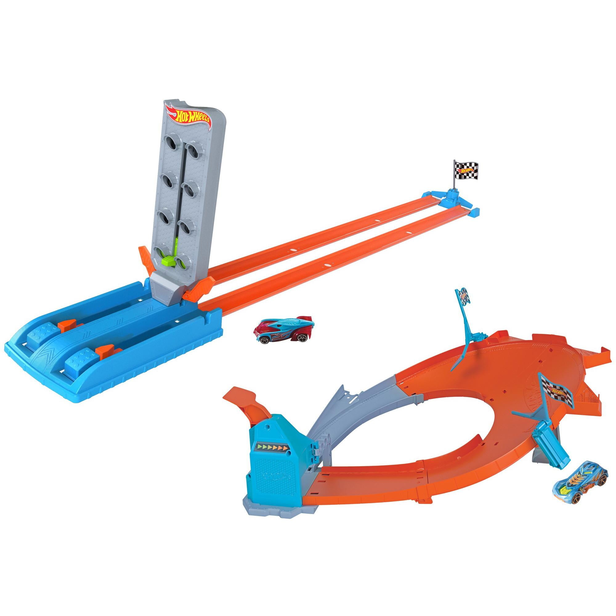  Hot Wheels Toy Car Track Set, Rapid Raceway Champion