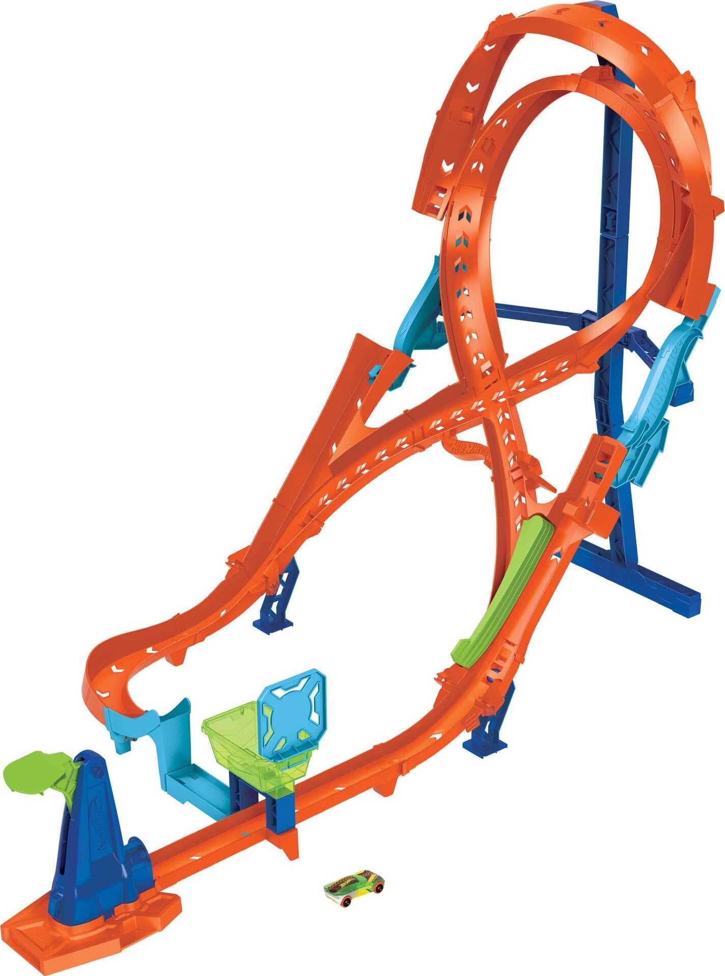 Hot wheels sales track set up