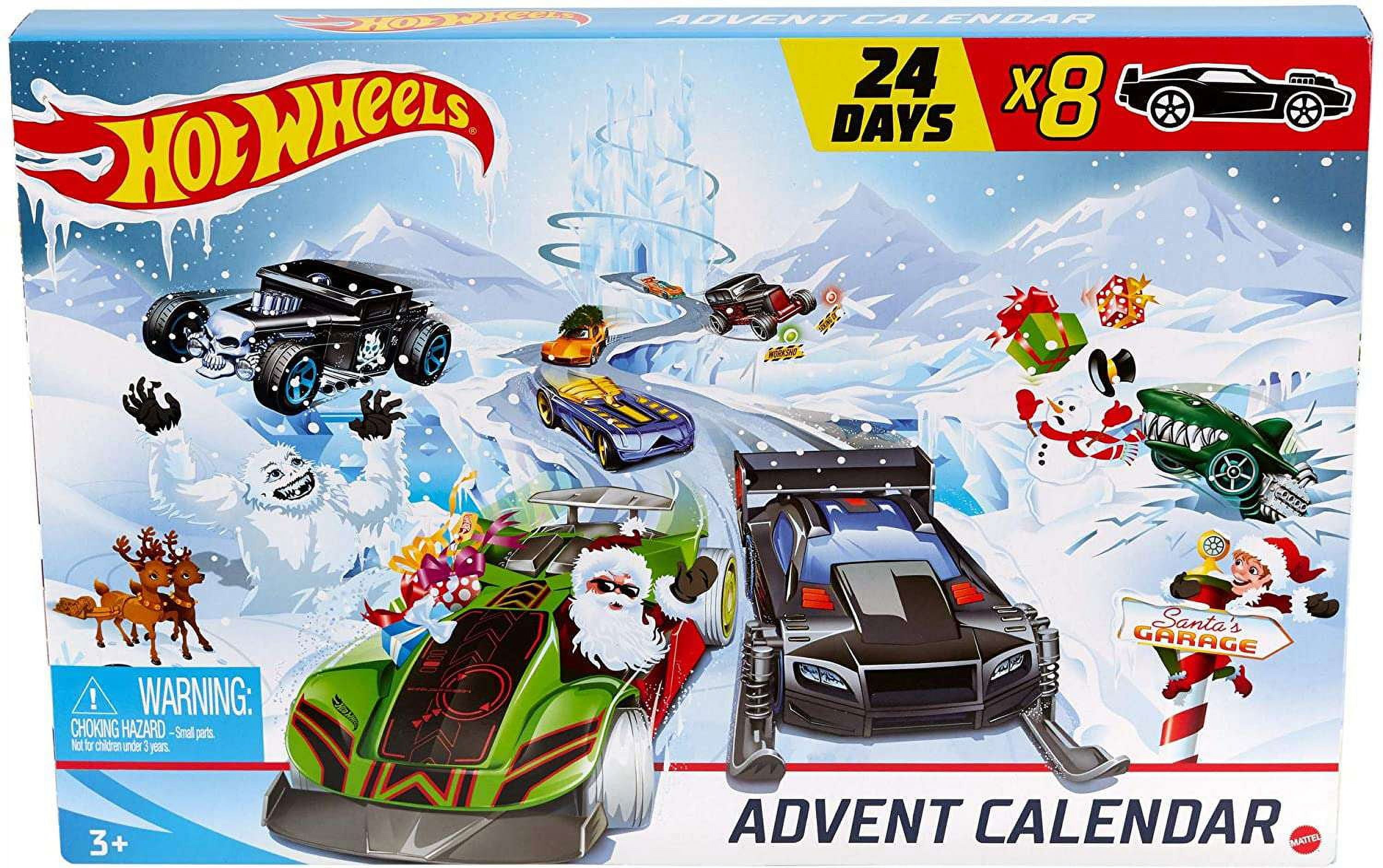 未開封 ホットウィール アドベントカレンダー hotwheels Hot Wheels Advent Calendar 24 Day Holiday Surprises - Walmart.com