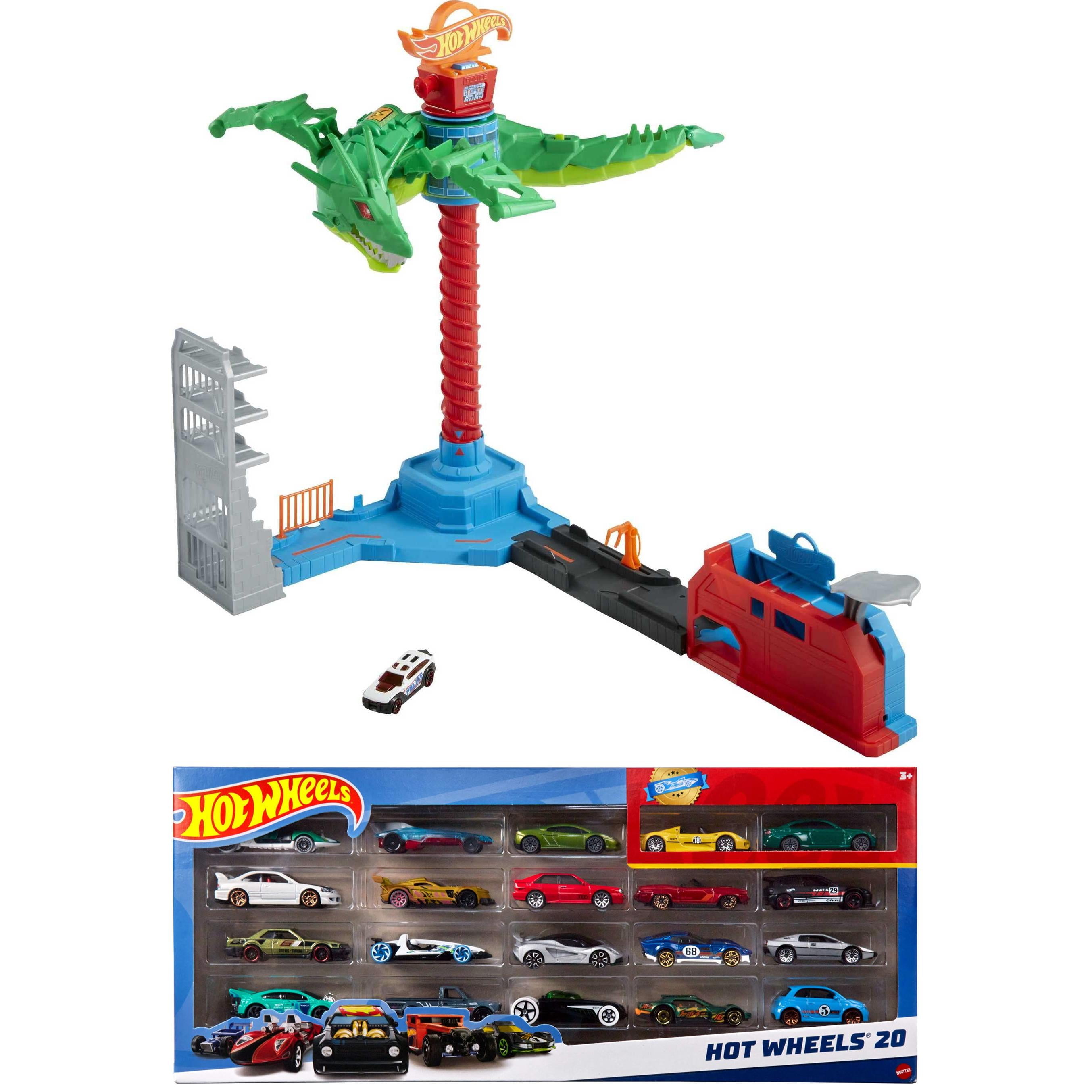 Hot Wheels Air Attack & 20pk Bundle - Walmart.com