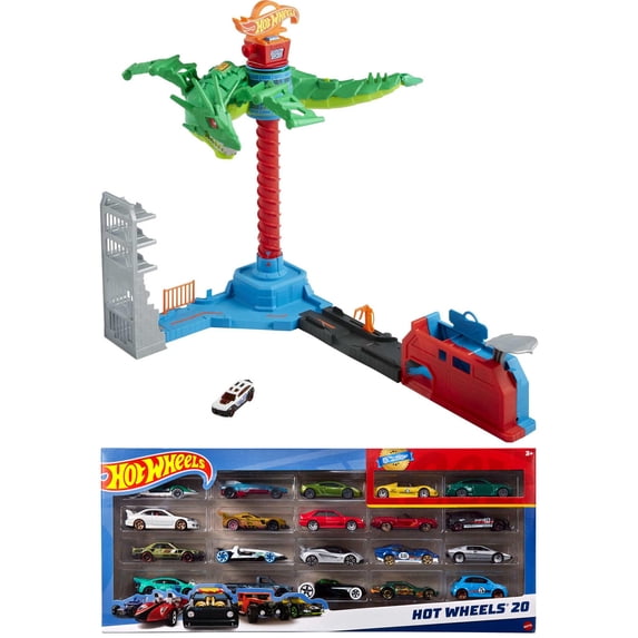 Hot Wheels Air Attack & 20pk Bundle