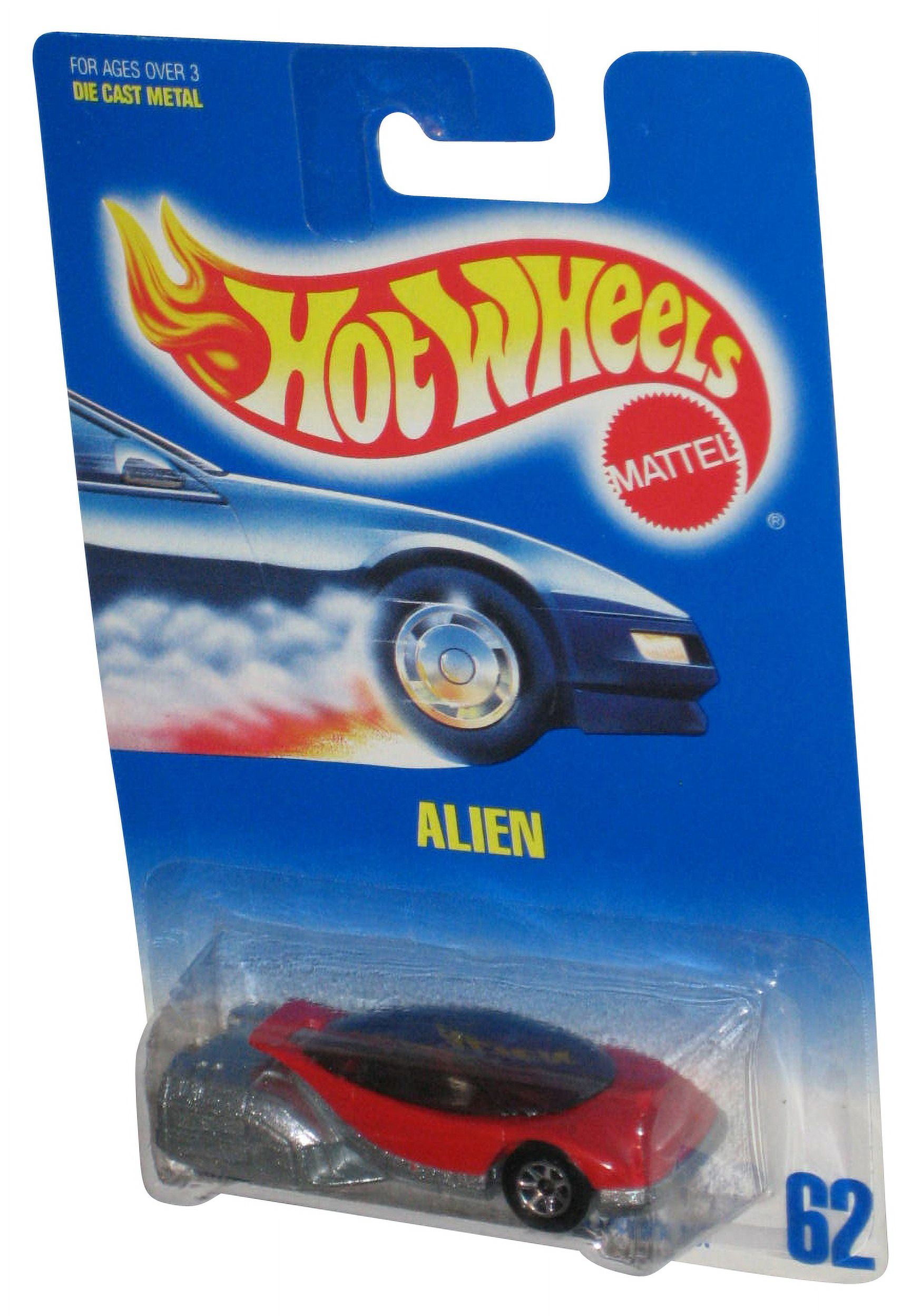 Hot Wheels Alien Red (1991) Mattel Die-Cast Metal Toy Car #62 - Walmart.com