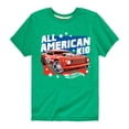 thumbnail image 1 of Hot Wheels - All American Kid - Toddler And Youth Short Sleeve Graphic T-Shirt, 1 of 5