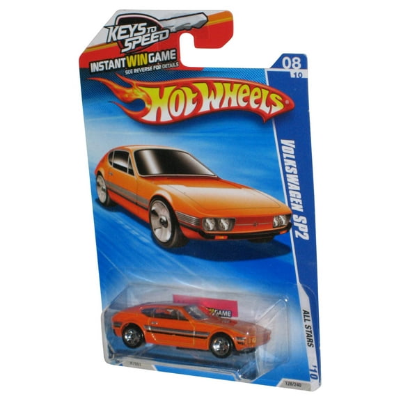 Hot Wheels All Stars 08/10 '10 Orange Volkswagen SP2 Keys To Speed Car 126/240