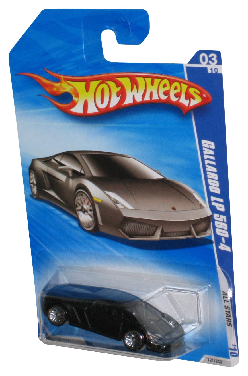 Hot Wheels All Stars '10 03/10 (2009) Black Gallardo LP 560-4 Car