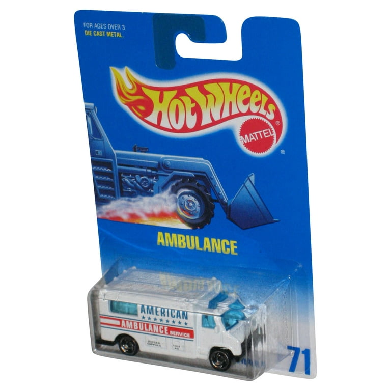 ミニカー Hot Wheels Real Riders AMBULANCE 1/64 HOT WHEELS REAL RIDERS GHOSTBUSTERS ECTO-1 CADILLAC AMBULANCE