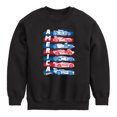 thumbnail image 1 of Hot Wheels - America Cars - Toddler And Youth Crewneck Fleece Sweatshirt, 1 of 5