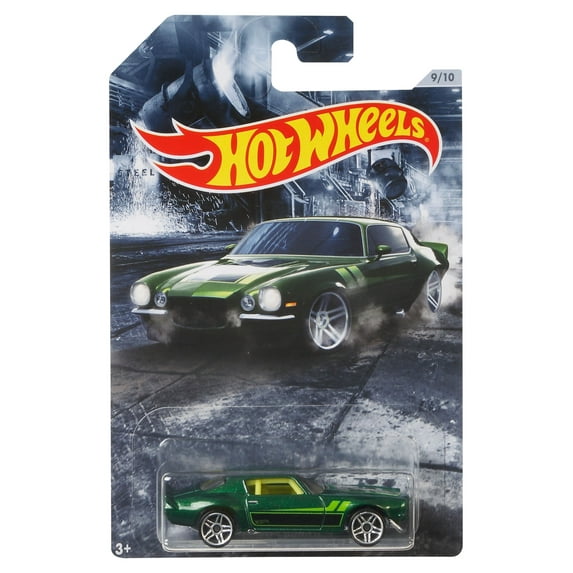 Hot Wheels American Steel Assortment 1:64 Scale Die-Cast Cars Collectors Full Metal Body Construction Real Rider Tires GJW63 (Styles May Vary)