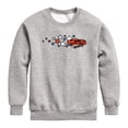 thumbnail image 1 of Hot Wheels - Americana Stars Boys' Graphic Long Sleeve Fleece Sweatshirt, 1 of 4