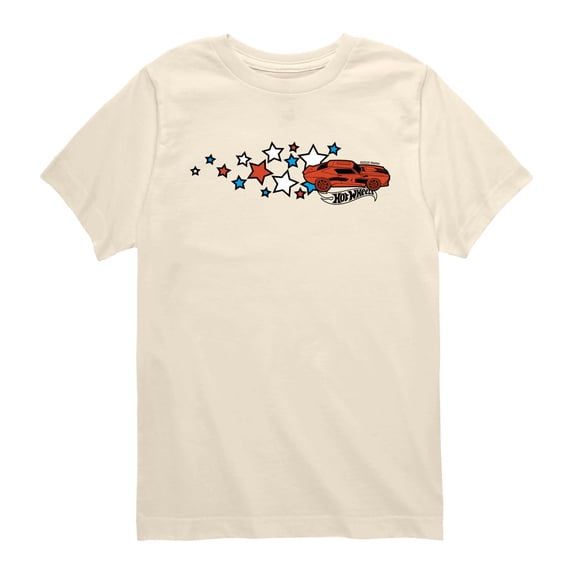 Hot Wheels - Americana Stars Boys' Short Sleeve Graphic T-Shirt
