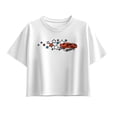 thumbnail image 1 of Hot Wheels - Americana Stars - Youth Girls Boxy T-Shirt, 1 of 4