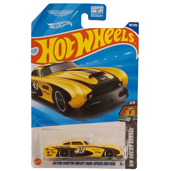 Hot Wheels Aston Martin DB4GT High-Speed Edition HW Dream Garage 3/5 Gold