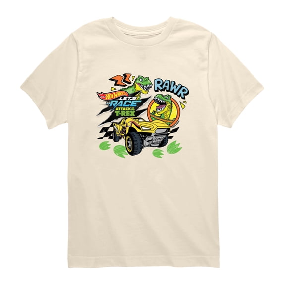 Hot Wheels - Attack of the T-Rex - Toddler Boys Short Sleeve Graphic T-Shirt