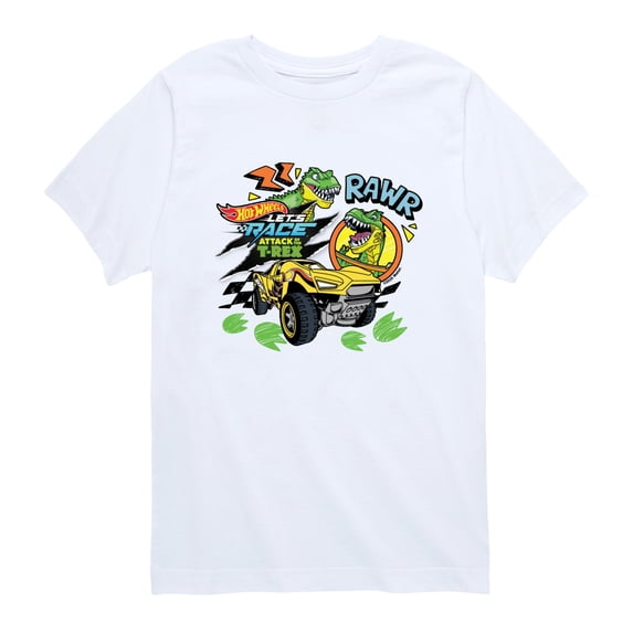 Hot Wheels - Attack of the T-Rex - Toddler Boys Short Sleeve Graphic T-Shirt