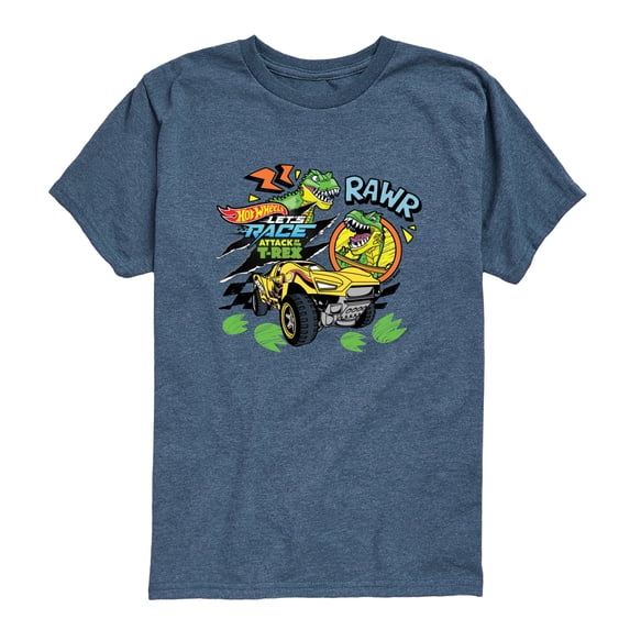 Hot Wheels - Attack of the T-Rex - Toddler Boys Short Sleeve Graphic T-Shirt