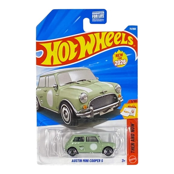 Hot Wheels Austin Mini Cooper S - Then and Now Series 1/10
