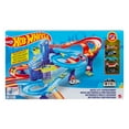 Hot Wheels Drag Race Speed Motor Set with Auto Lift Expressway Track
