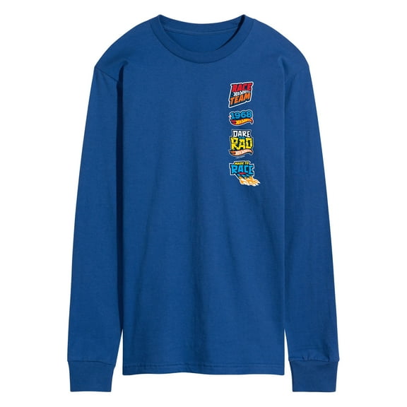 Hot Wheels Badges - Men's Long Sleeve T-Shirt