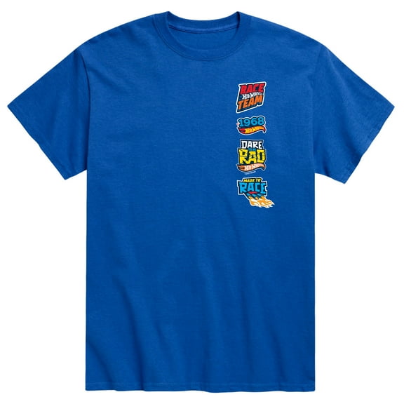 Hot Wheels Badges - Men's Short Sleeve Graphic T-Shirt