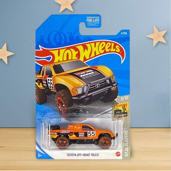 Hot Wheels Baja Blazers 3/10 (2020) Orange Toyota Off-Road Truck Toy 4/250