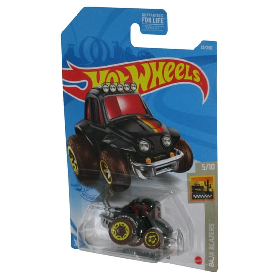 Hot Wheels Baja Blazers 5/10 (2020) Black '70 Volkswagen Bug Toy Car 33/250