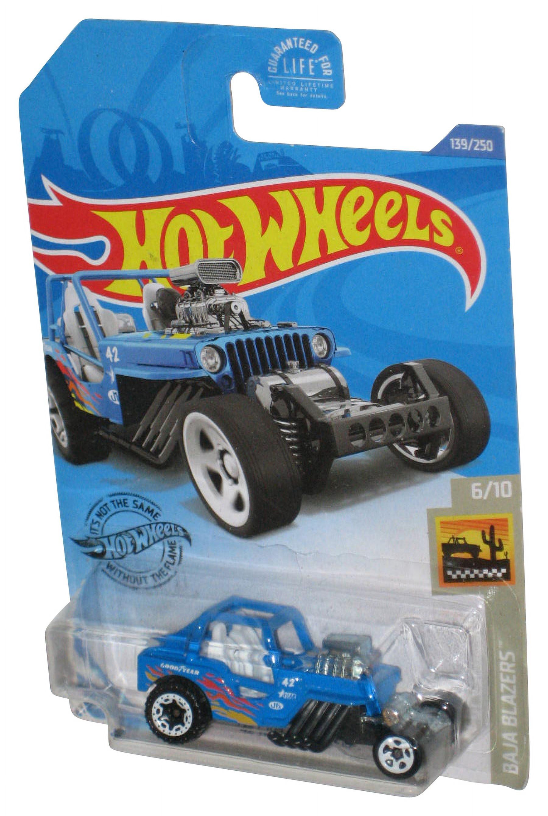 Hot Wheels Baja Blazers 6 10 2017 Blue 42 Willys MB Jeep Car 139 250