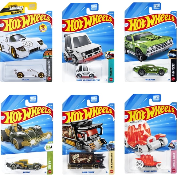 Hot Wheels Basic 1:64 Car 72-Piece H Assortment