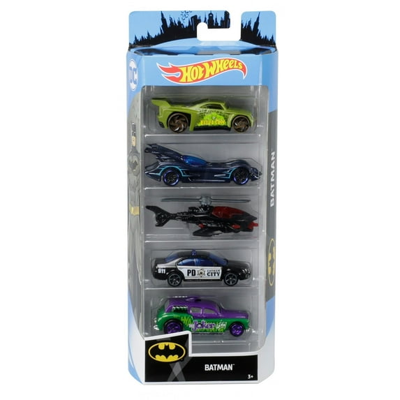 Hot Wheels Batman 5-Pack Vehicles