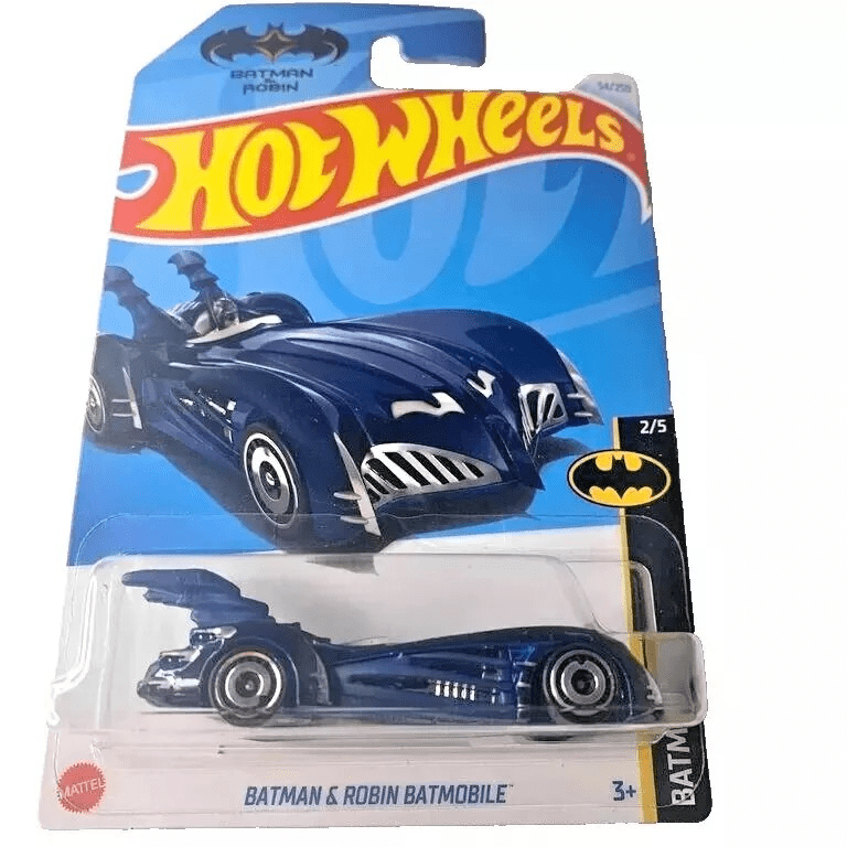 Hot Wheels Batman & Robin Batmobile Blue 54/250 Batman 2/5