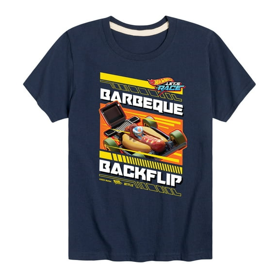 Hot Wheels - Bbq Backflip - Kids Toddler And Youth Short Sleeve Tee