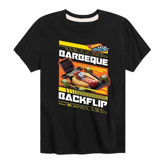 Hot Wheels - Bbq Backflip - Kids Toddler And Youth Short Sleeve Tee