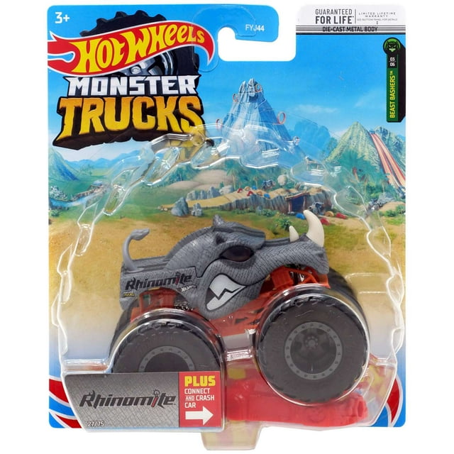 Hot Wheels Beast Bashers Rhinomite Diecast Car